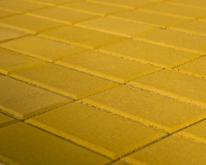 Тротуарная плитка Прямоугольник жёлтый