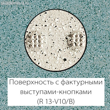 Плитка Stroeher 8811(TS50) mint, 196*196*10 мм, поверхность кнопки R13-V10/В, 25 шт./уп.