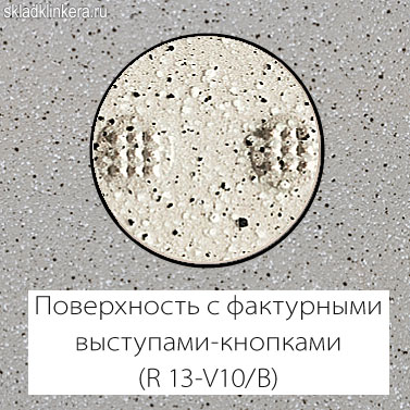 Плитка Stroeher 8811(TS60) grau, 196*196*10 мм, поверхность кнопки R13-V10/В, 25 шт./уп.