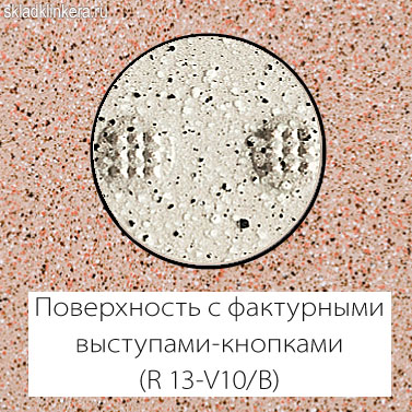 Плитка Stroeher 8811(TS20) rose, 196*196*10 мм, поверхность кнопки R13-V10/В, 25 шт./уп.
