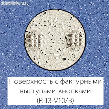 Плитка Stroeher 8811(TS44) azur, 196*196*10 мм, поверхность кнопки R13-V10/В, 25 шт./уп.