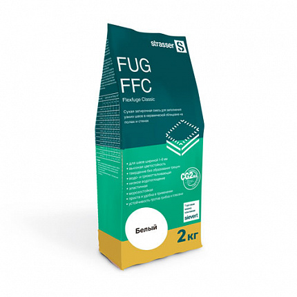 72956 FUG FFC 02 Сухая затирочная смесь для узких швов, антрацит (1 - 6 мм), 2 кг.