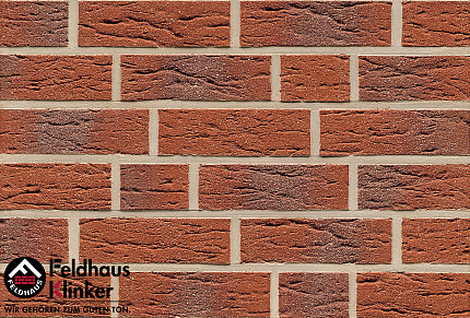 Клинкерный кирпич Feldhaus Klinker K345NF carmesi aczent mana, 240*115*71 мм, ок. 48 шт./кв. м., 416