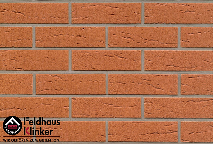 Клинкерная плитка Feldhaus Klinker R227NF14 "terracotta rustico", терракота, "структура формбек", 24