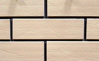 Фасадная клинкерная плитка Экоклинкер ваниль скала, 240*71*10 мм