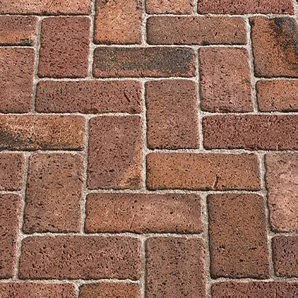Состаренная брусчатка Keratique Kerawil Kohlebrand - 18, 200*100*52 мм