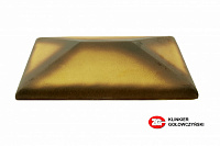 Керамическая крышка на столб, цвет желтый тушевой, размер 300*425, тм ZG-Clinker