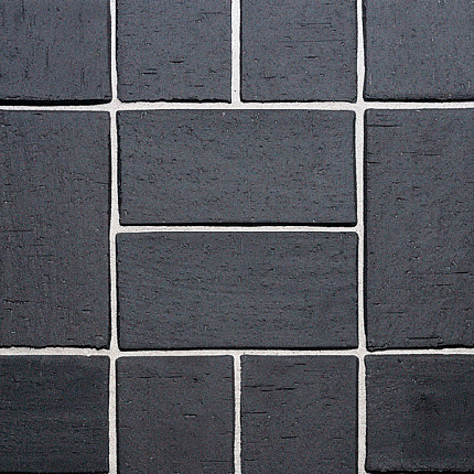 Тротуарный кирпич Roeben Pflasterklinker SCHWABING черный с оттенком,с гранью (schwarz-nuanciert, ge
