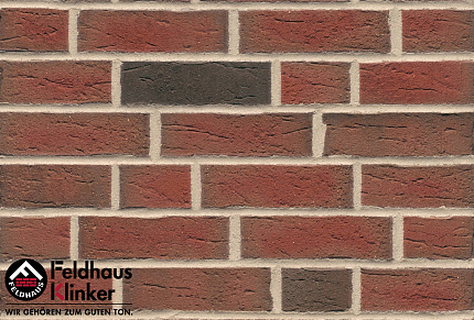 Клинкерный кирпич Feldhaus Klinker K689NF sintra ardor, 240*115*71 мм, ок. 48 шт./кв. м., 416 шт./па