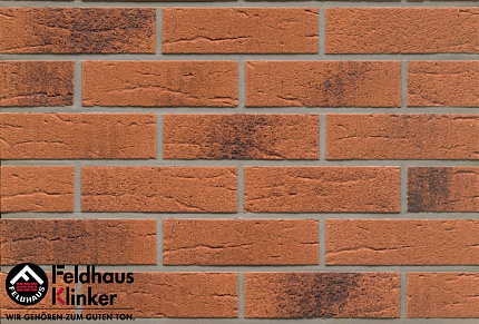 Клинкерная плитка Feldhaus Klinker R228NF14 terracotta rustico, 240*14*71 мм, ок.48 шт./кв. м., 24 ш