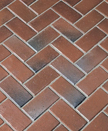 Брусчатка PENTER KLINKER Bramsche/Pente Rotblaubunt 200x100x52 мм, 2,30 кг/шт., 665шт./под.