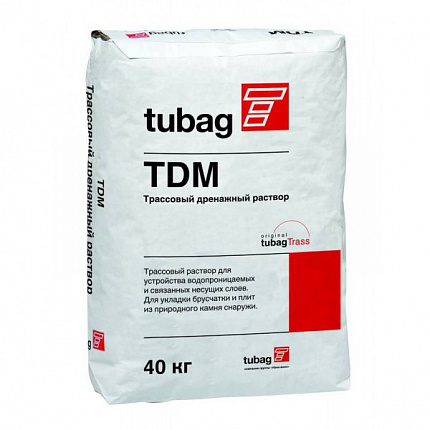 72353 TPM-D 04 Трассовый раствор с дренажными свойствами для укладки брусчатки, 0-4мм, вес 40 кг.