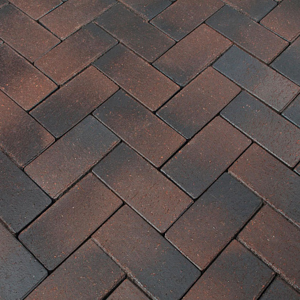 Брусчатка PENTER KLINKER Bramsche/Pente Emsland 200x100x45 мм, 2,00 кг/шт., 735шт./под.