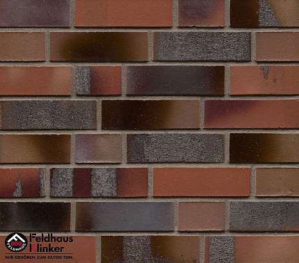 Клинкерный кирпич Feldhaus Klinker K570NF* "carbona ardor coloratus" НОВИНКА 2017, 240*115*71 мм, ок