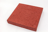 Тротуарная керамическая плитка Lode квадратная шероховатая, 200x200x30 мм, темно-красная, M800, 2,60