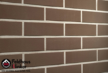 Клинкерный кирпич Feldhaus Klinker K500NF geo liso, 240*115*71 мм, ок. 48 шт./кв. м., 416 шт./палетт