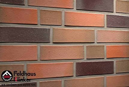 Клинкерный кирпич Feldhaus Klinker K350NF lava maris liso, 240*115*71 мм, ок. 48 шт./кв. м., 416 шт.