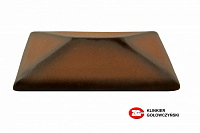 Керамическая крышка на столб, цвет каштановый, размер 300*425, тм ZG-Clinker