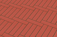 Тротуарная плитка ригель Lode паркет шероховатая, 250x45x65 мм, темно-красная, M800, 1,55 кг., 840 ш