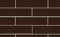 Фасадная клинкерная плитка Экоклинкер темный шоколад скала, 240*71*10 мм
