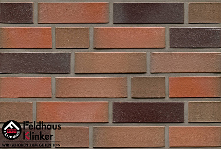 Клинкерный кирпич Feldhaus Klinker K350NF lava maris liso, 240*115*71 мм, ок. 48 шт./кв. м., 416 шт.