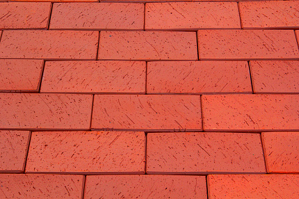 Тротуарная керамическая плитка Lode стандартная шероховатая, 200x100x70 мм, темно-красная, M800, 2,9