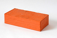 Кирпич лицевой полнотелый ЛСР Красный, гладкая поверхность 250х120х65мм, 4,3 кг/шт, 240 шт/под, 4800