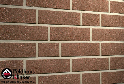 Клинкерный кирпич Feldhaus Klinker K550NF terra, 240*115*71 мм, ок. 48 шт./кв. м., 416 шт./палетта