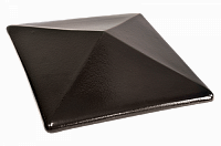 Керамическая шляпа King Klinker, цвет 17 Ониксовый черный, размер 445x445x90 мм, расход 1 шт/уп., 40