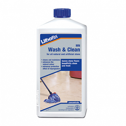 Поддерживающий уход Lithofin MN WASH & CLEAN/ Lithofin MN 3in1
(Lithofin MN Wischpflege) арт. 7895, 