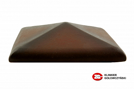 Керамическая крышка на столб, цвет ольха, размер 38*38, тм ZG-Clinker