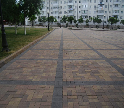 Вибропрессованная тротуарная плитка