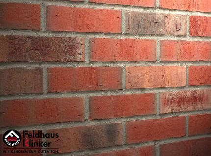 Клинкерный кирпич Feldhaus Klinker K752NF vascu ardor carbo, 240*115*71 мм, ок. 48 шт./кв. м., 416 ш