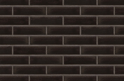 Глазурованная клинкерная плитка для фасада Onyx black (17) Ониксовый черный