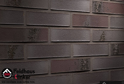 Клинкерный кирпич Feldhaus Klinker K565NF carbona geo ferrum новинка, 240*115*71 мм, ок. 48 шт./кв. 