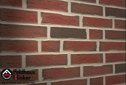 Клинкерный кирпич Feldhaus Klinker K689NF sintra ardor, 240*115*71 мм, ок. 48 шт./кв. м., 416 шт./па
