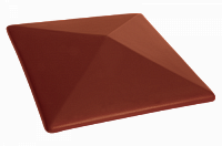 Керамическая шляпа King Klinker, цвет 06 Нота цинамона, размер 445x445x90 мм, расход 1 шт/уп., 40 шт