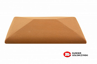 Керамическая крышка на столб, цвет красный, размер 300*425, тм ZG-Clinker
