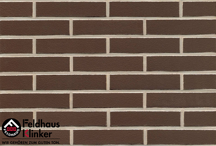 Клинкерный кирпич Feldhaus Klinker K500DF geo liso, 240*115*52 мм, ок. 64 шт./кв. м., 576 шт./палетт