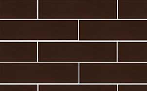 Фасадная клинкерная плитка Экоклинкер темный шоколад скала, 240*71*10 мм