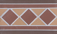 Мозаичный подступенник Square/Квад  (на сетке) Ecoclinker Микс, 25х15, 26,67 шт/м2,