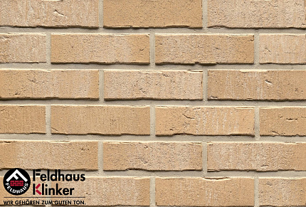 Клинкерная плитка Feldhaus Klinker R733NF14 vascu crema pandra, 240*14*71 мм, ок.48 шт./кв. м., 24 ш