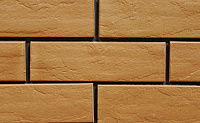 Фасадная клинкерная плитка Экоклинкер песочная скала, 240*71*10 мм