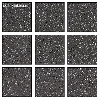 Плитка-мозаика (разделена на 9 частей 96*96*10мм) Stroeher 8831(TS80) anthrazit, 296*296*10 мм, 11 ш
