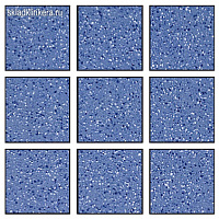 Плитка-мозаика (разделена на 9 частей 96*96*10мм) Stroeher 8831(TS44)  azur, 296*296*10 мм, 11 шт./у