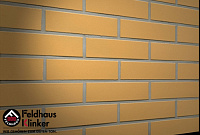 Клинкерная плитка Feldhaus Klinker R200NF14 "amari liso", желтая с оттенками, гладкая, 240*14*71 мм,